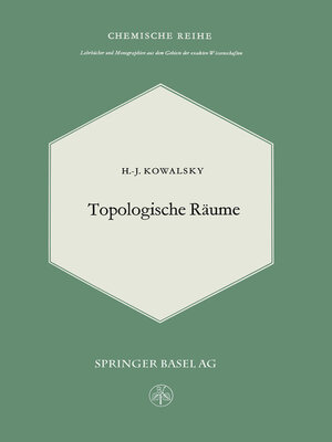 cover image of Topologische Räume